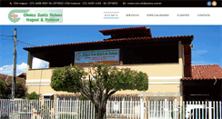 Desktop Screenshot of clinicasantahelenarj.com.br